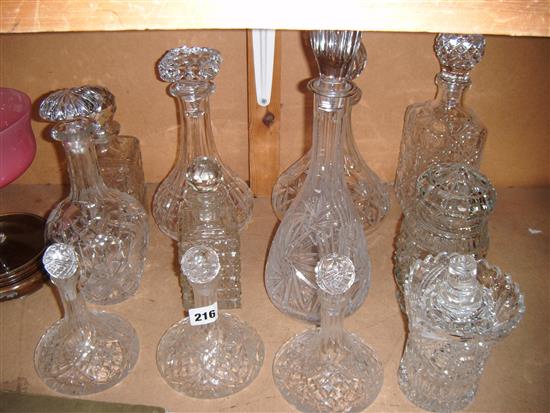 Glassware and decanters